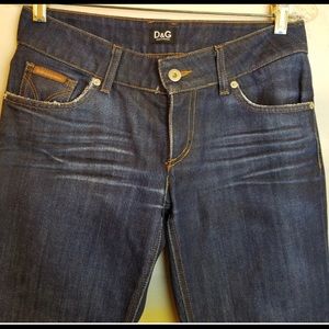 Dolce & Gabbana flare distressed demin jeans 26